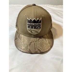 New Era NHL Los Angeles Kings 59Fifty Beige Snakeskin Brim Hat Size 7 (55.8 cm)